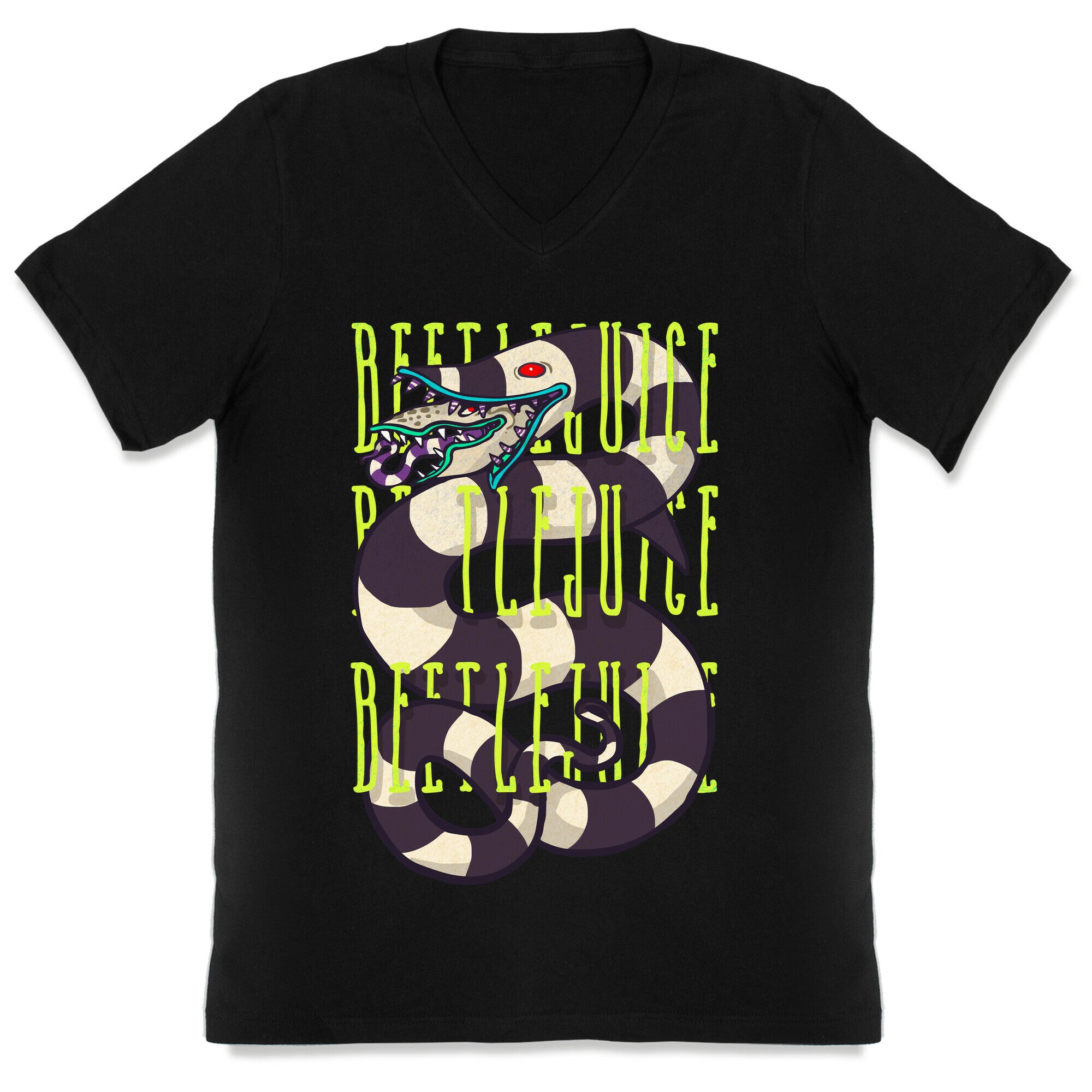 Beetlejuice Beetlejuice Beetlejuice V-Neck